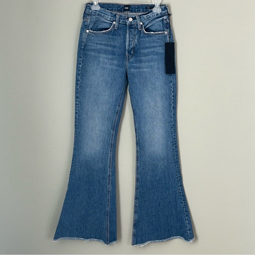 Nwt $228 Edwin Chrissy jeans rumor denim‎ jeans flare size 26 women’s